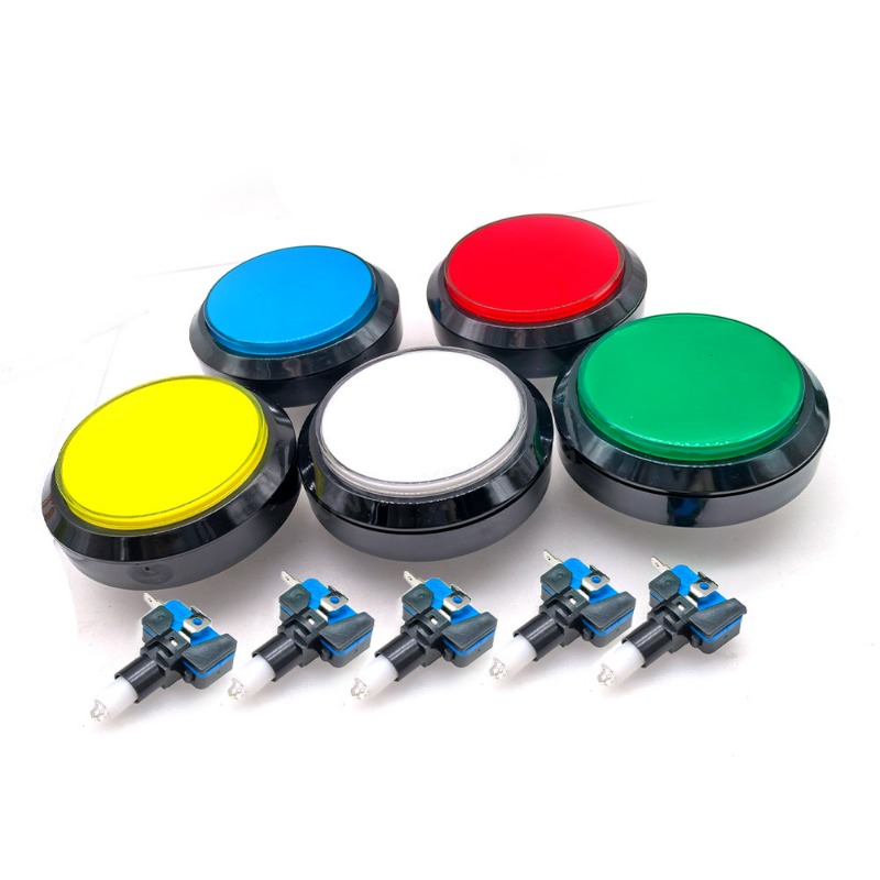 Whack A Mole Arcade - Arcade Game 100mm Large Flat Button